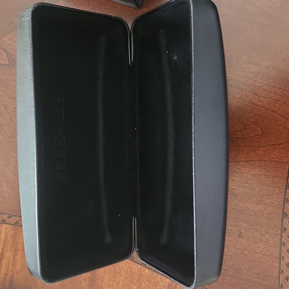 Versace Black and Gold Sunglass Case/Box/Cloth - Picture 2 of 5